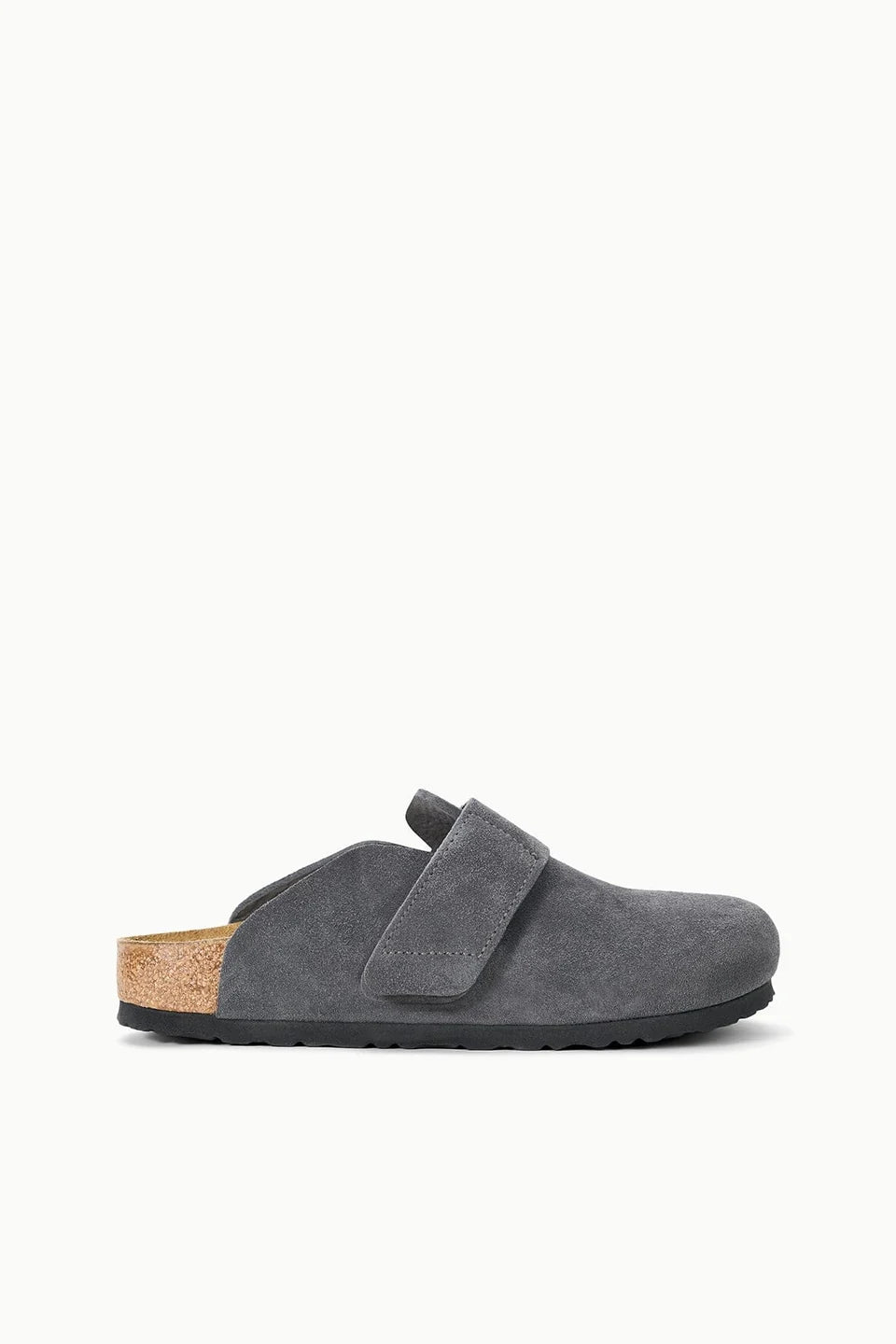 Birkenstock x STAUD Loma Suede Clog — Charcoal