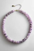 BaubleBar Joyce Semi-Precious Beaded Necklace – Light Amethyst