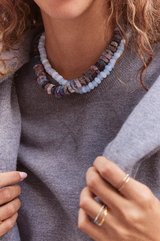 BaubleBar Jill Semi-Precious Beaded Necklace