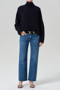 Citizens of Humanity Faye Vintage Straight Long — Azure Blue