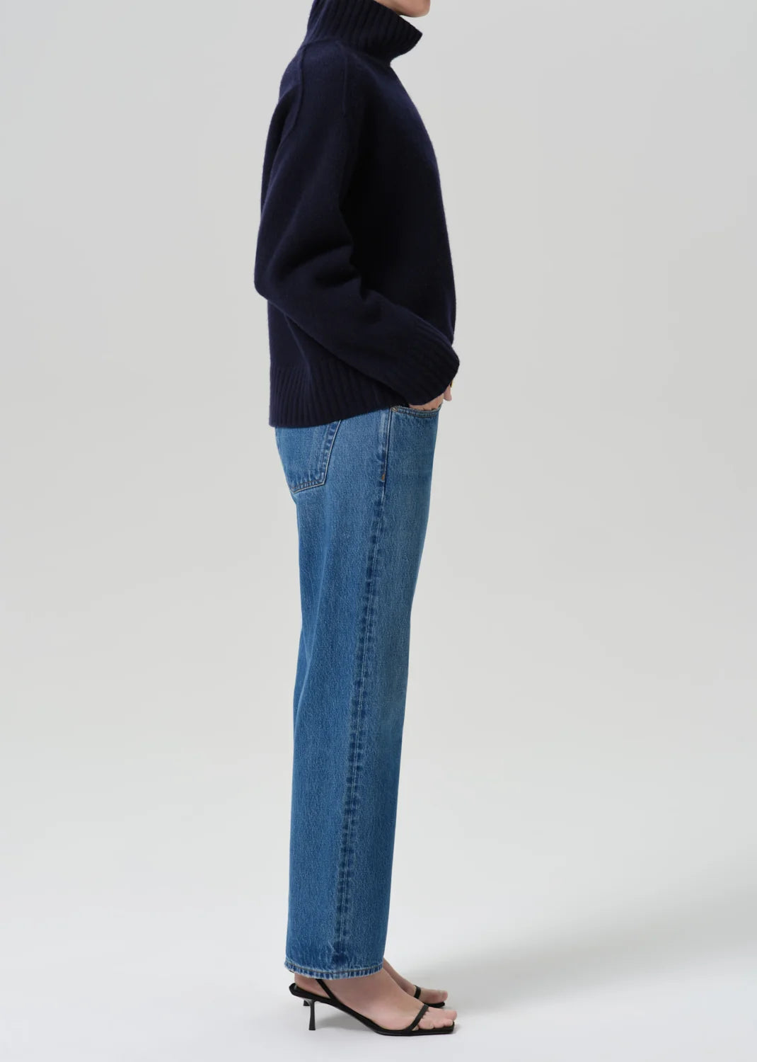 Citizens of Humanity Faye Vintage Straight Long — Azure Blue