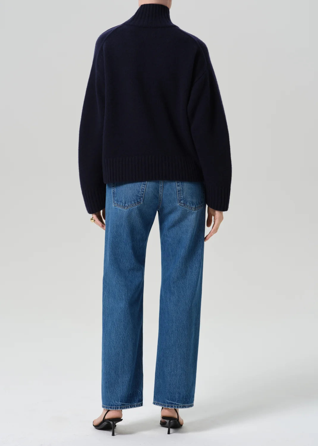 Citizens of Humanity Faye Vintage Straight Long — Azure Blue