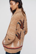 Pilcro Goose Cotton-Wool Blend Cardigan