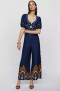 Farm Rio x Anthropologie Patterned Jumpsuit