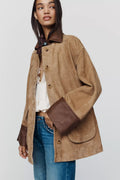 Pilcro Adelaide Suede Barn Jacket
