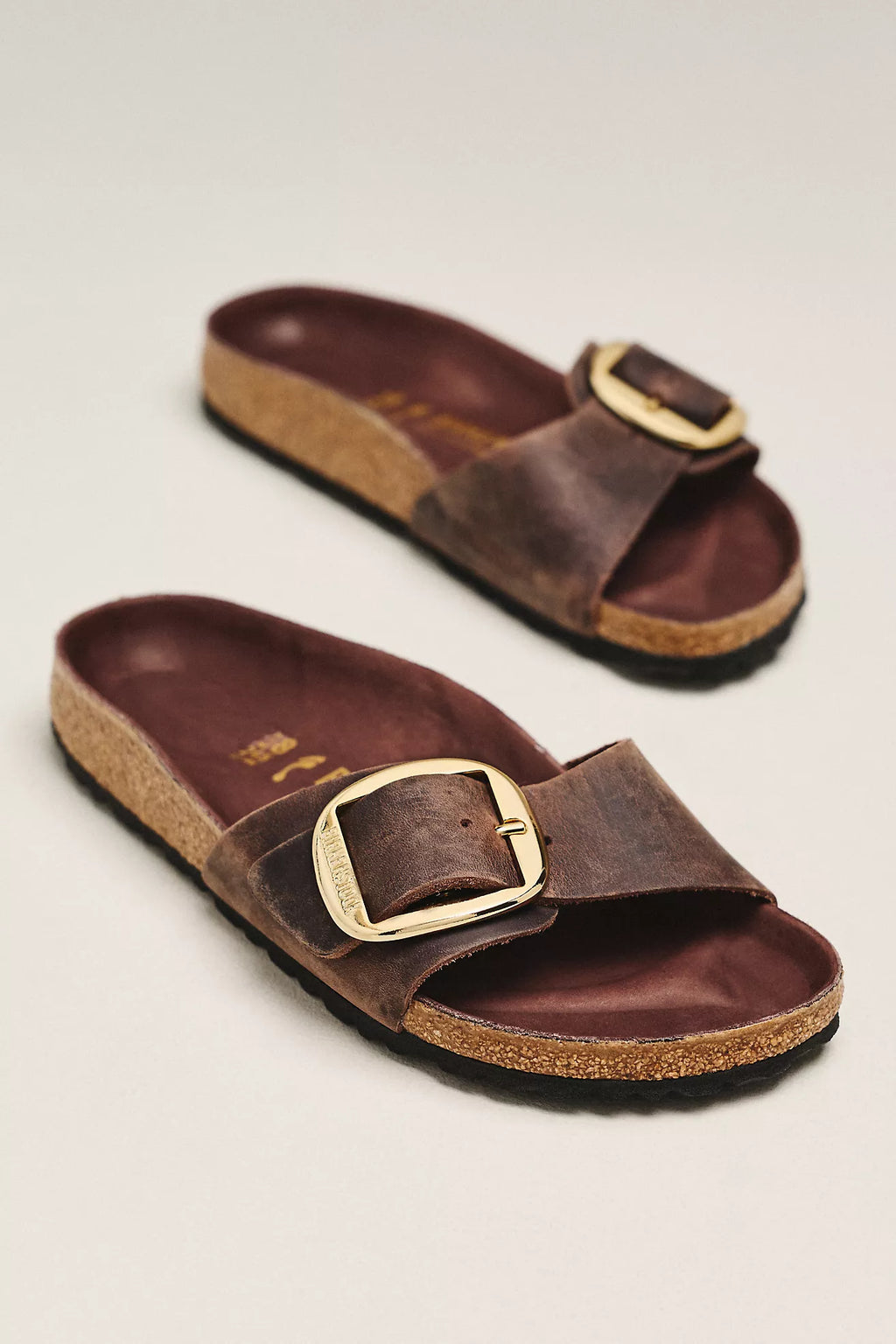 Birkenstock Madrid Big Buckle Nubuck Sandals
