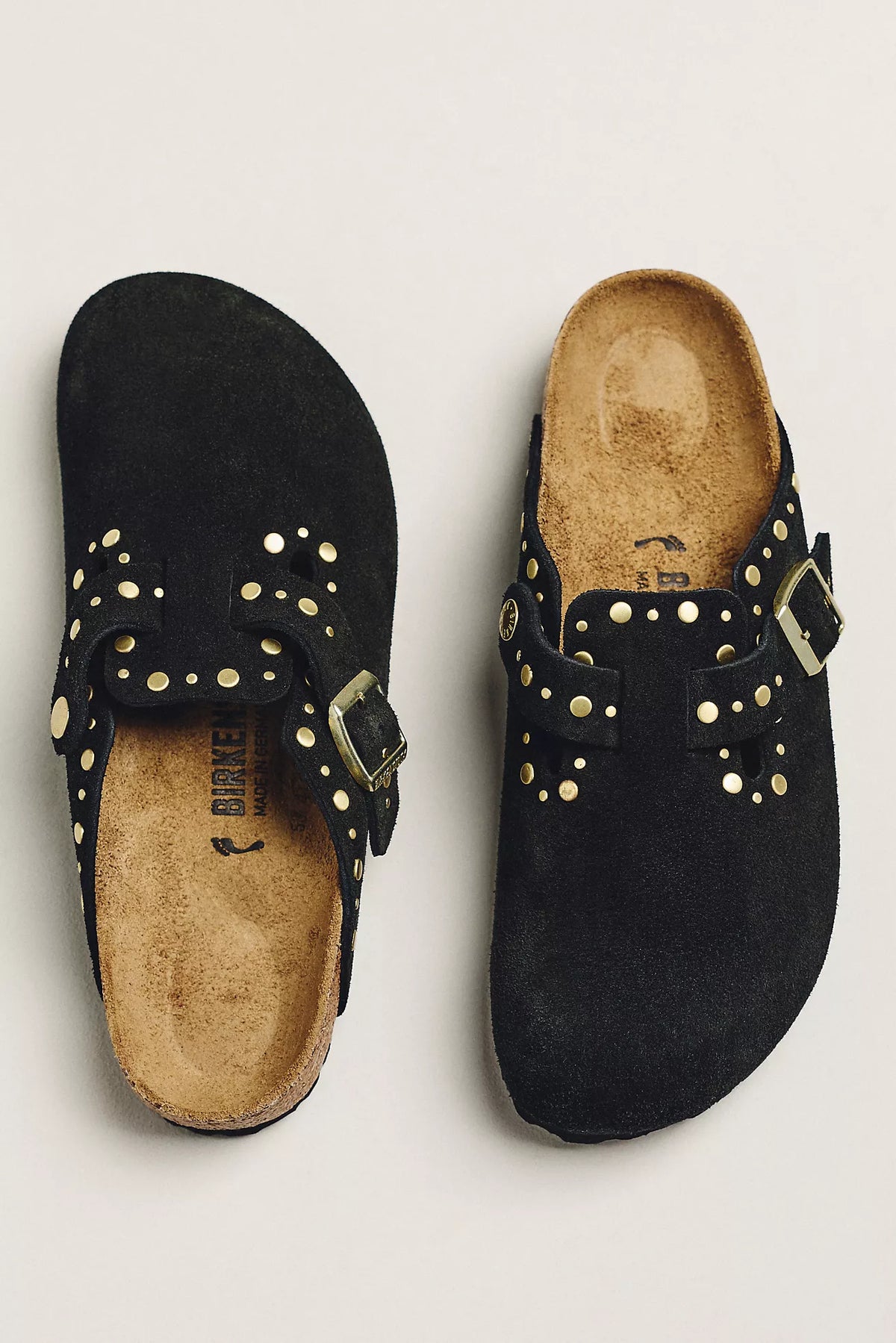 Birkenstock Boston Rivet Suede Leather