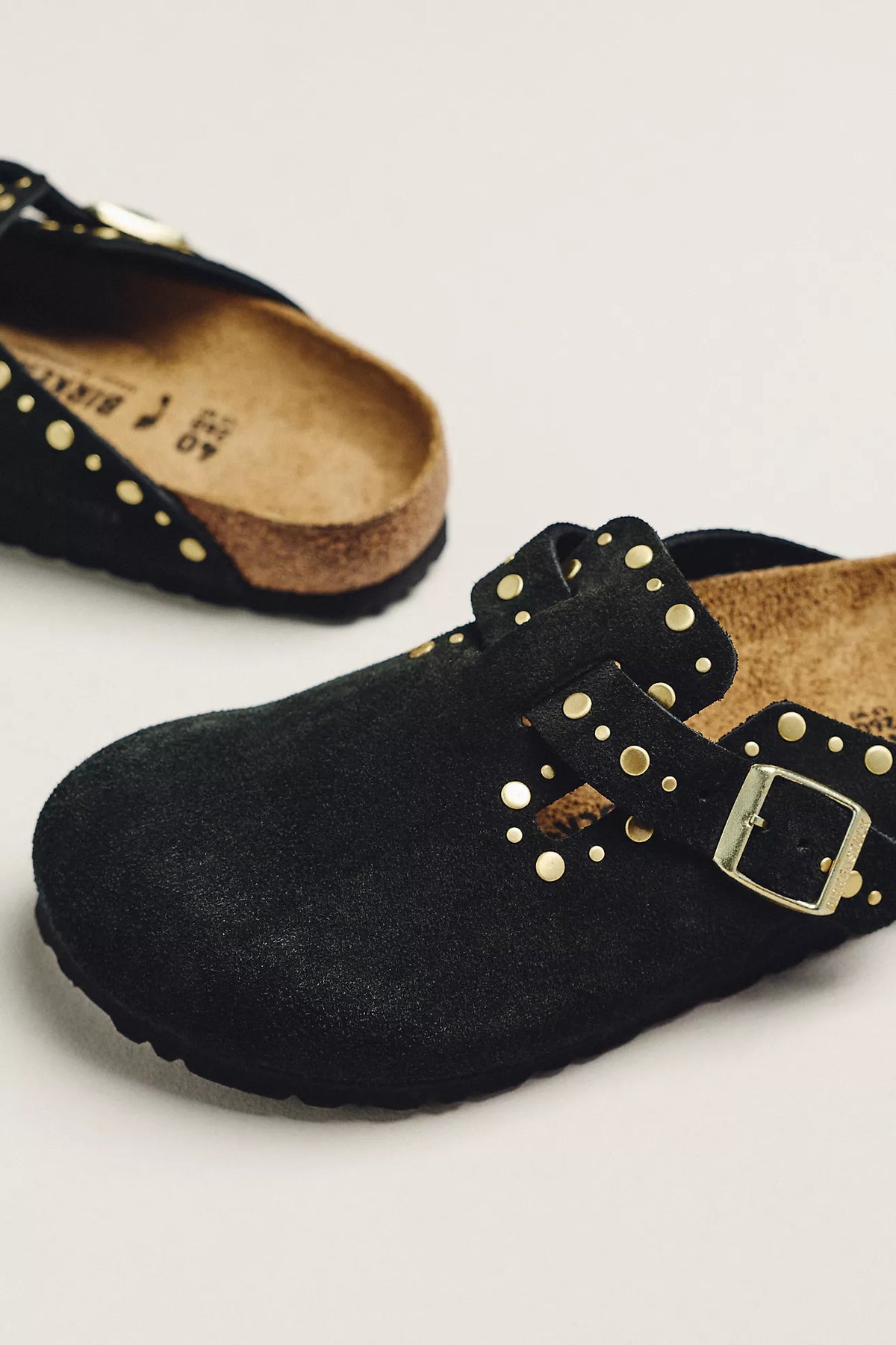 Birkenstock Boston Rivet Suede Leather