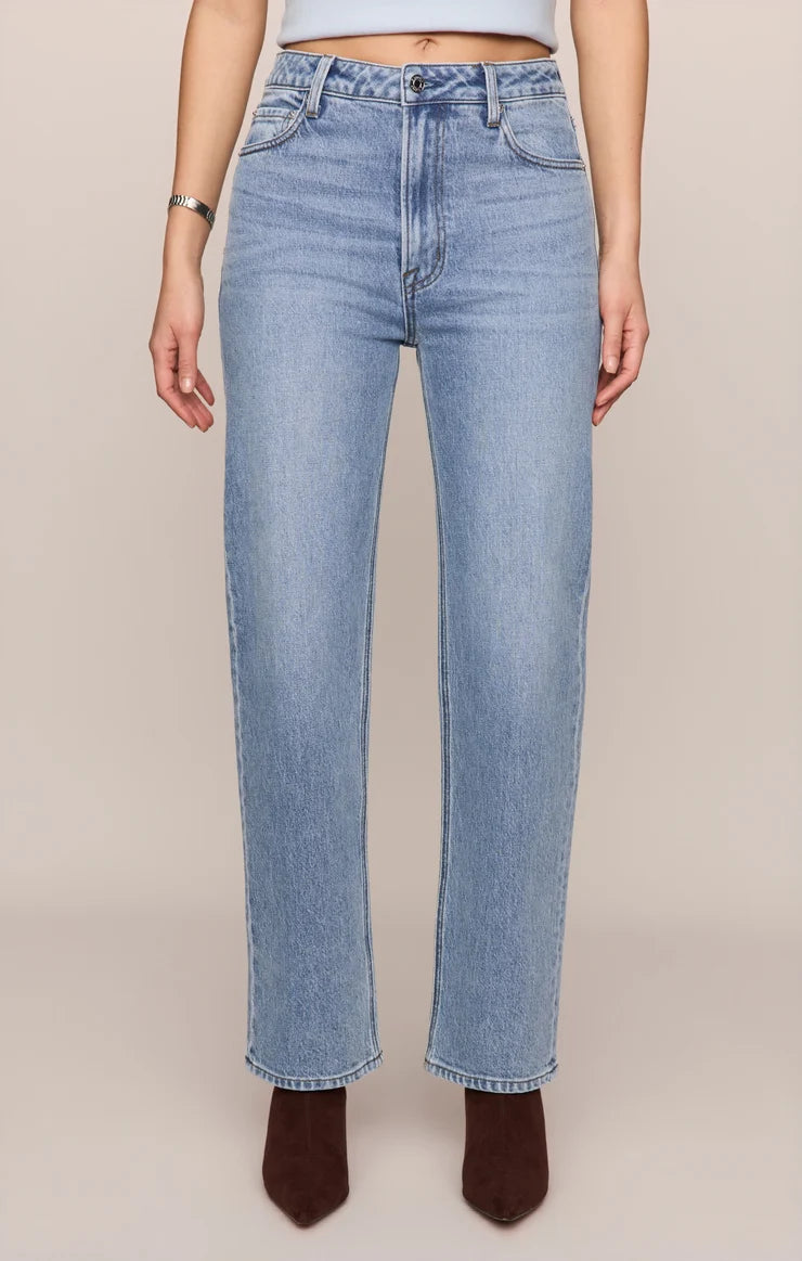 Z Supply The Muse High Rise Straight Jean in Light Year