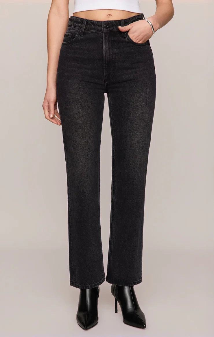 Z Supply The Muse High Rise Straight Jean in Nocturne