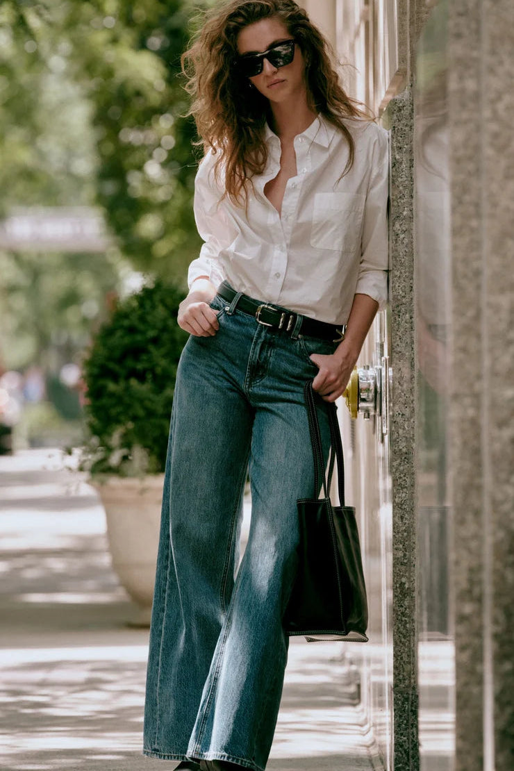 Z Supply The Head Turner High Rise Wide Leg Jean