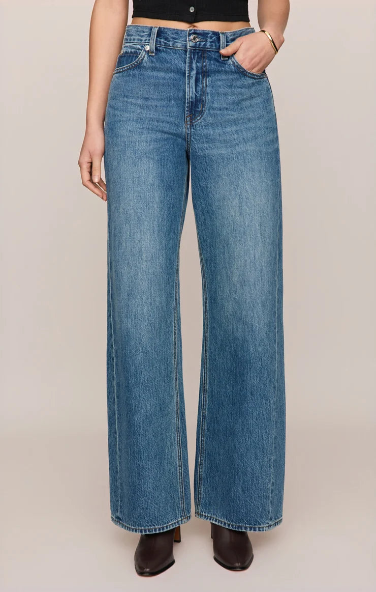 Z Supply The Head Turner High Rise Wide Leg Jean