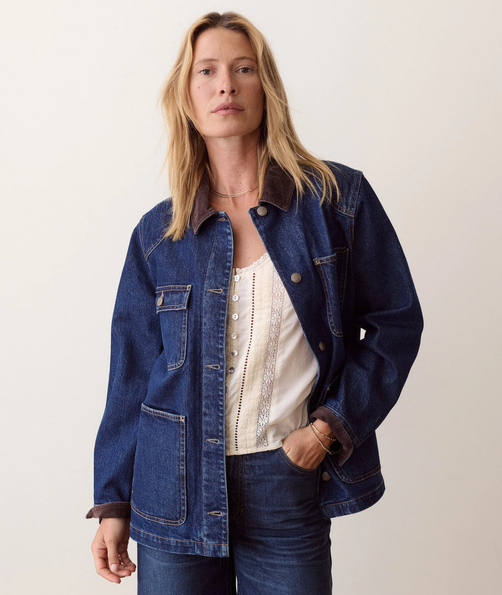 Marine Layer Riley Denim Barn Jacket