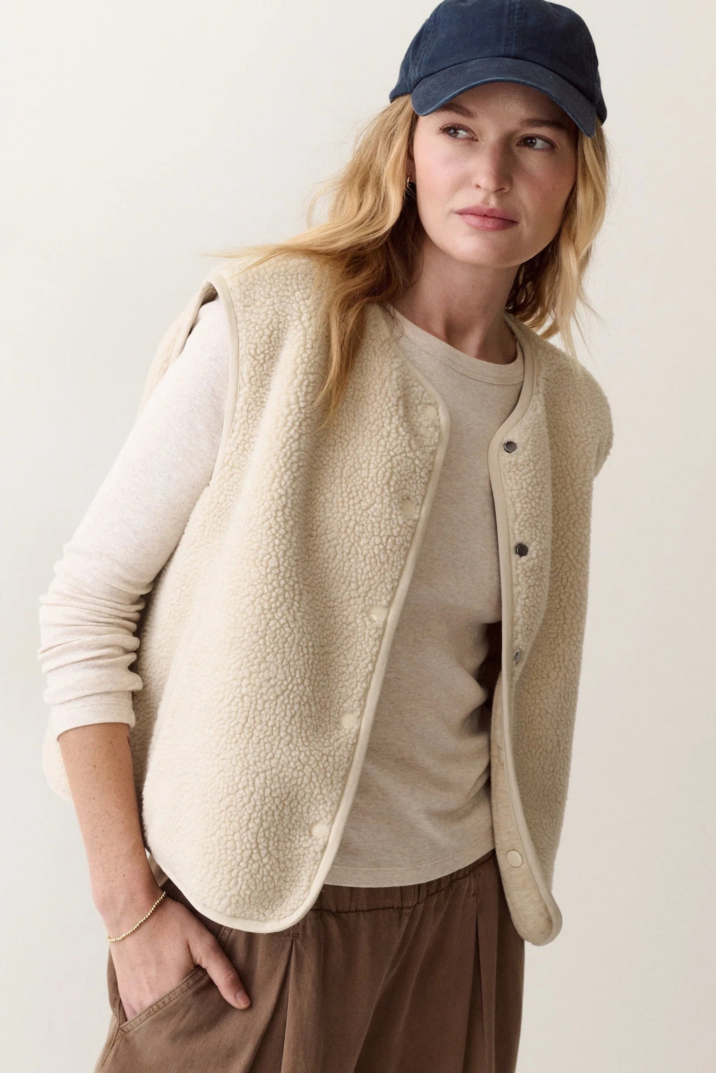 Marine Layer Mila Reversible Sherpa Vest