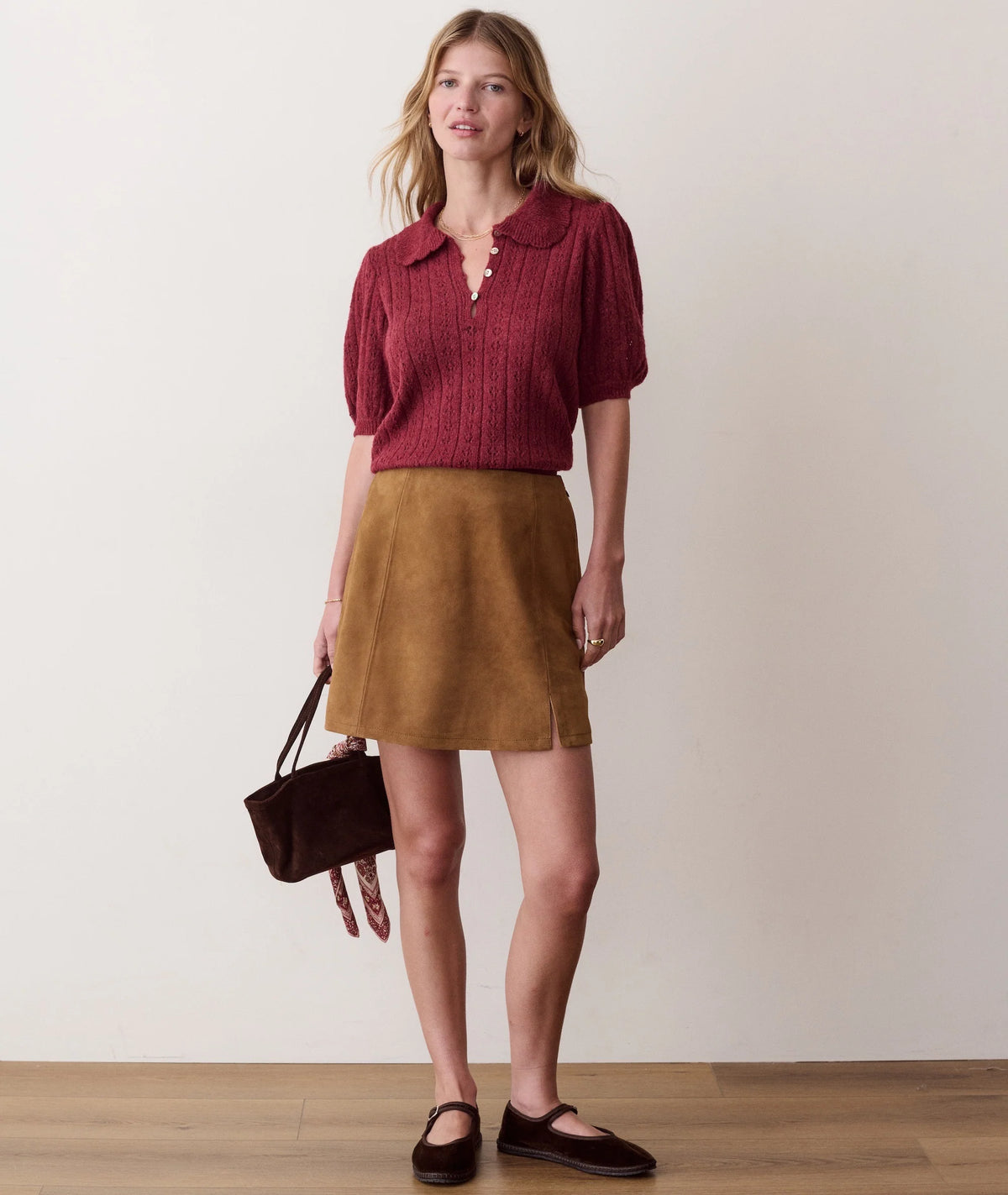 Marine Layer Sophie Pointelle Polo
