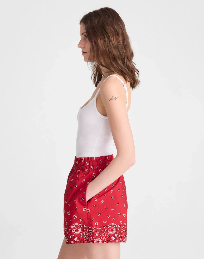 Madewell Pull-On Shorts in Poplin