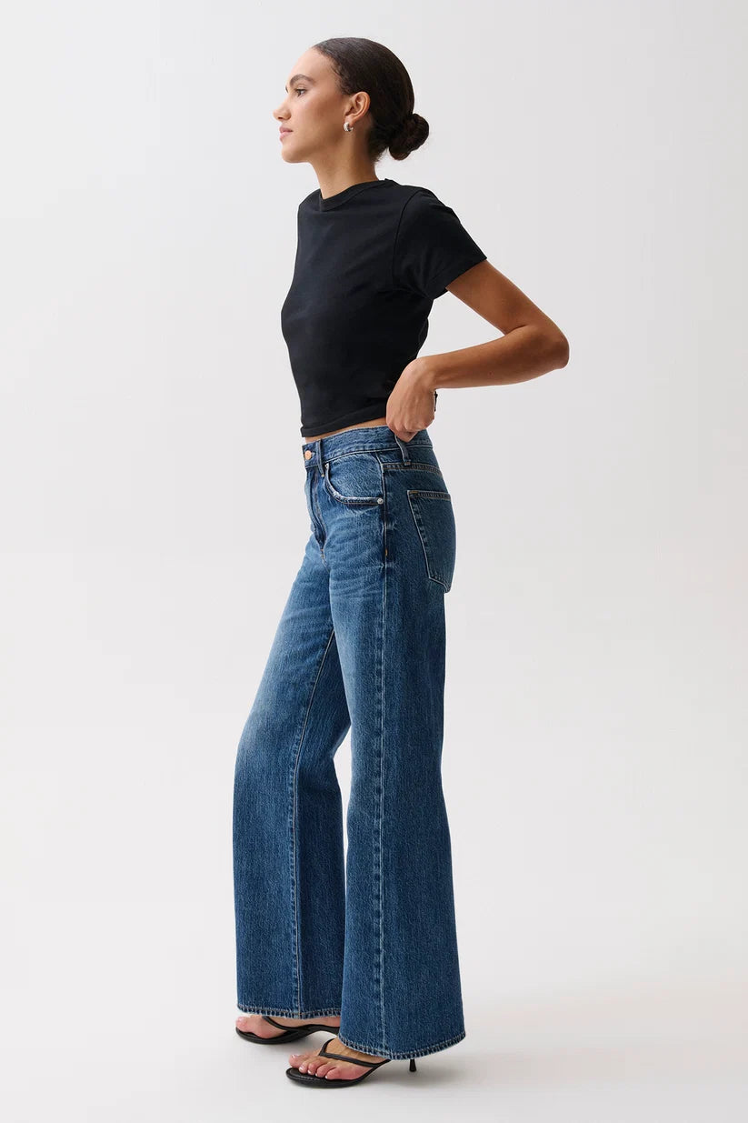 Pistola Larsen Relaxed Flare Jean — Daring