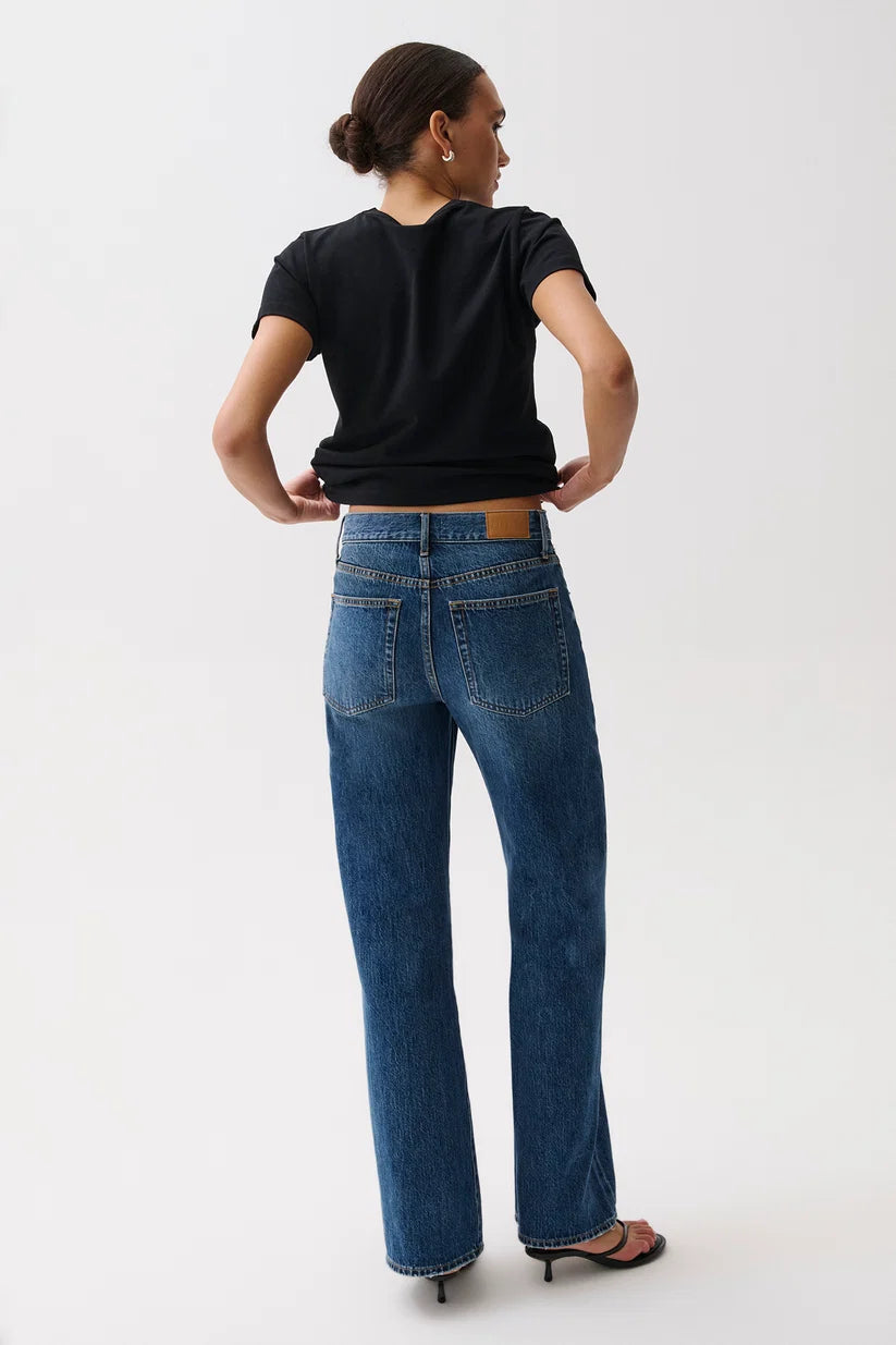 Pistola Larsen Relaxed Flare Jean — Daring