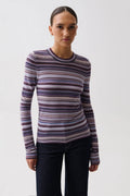 Pistola Madison Long Sleeve Crew Neck Sweater Tee — Lovnia Stripe