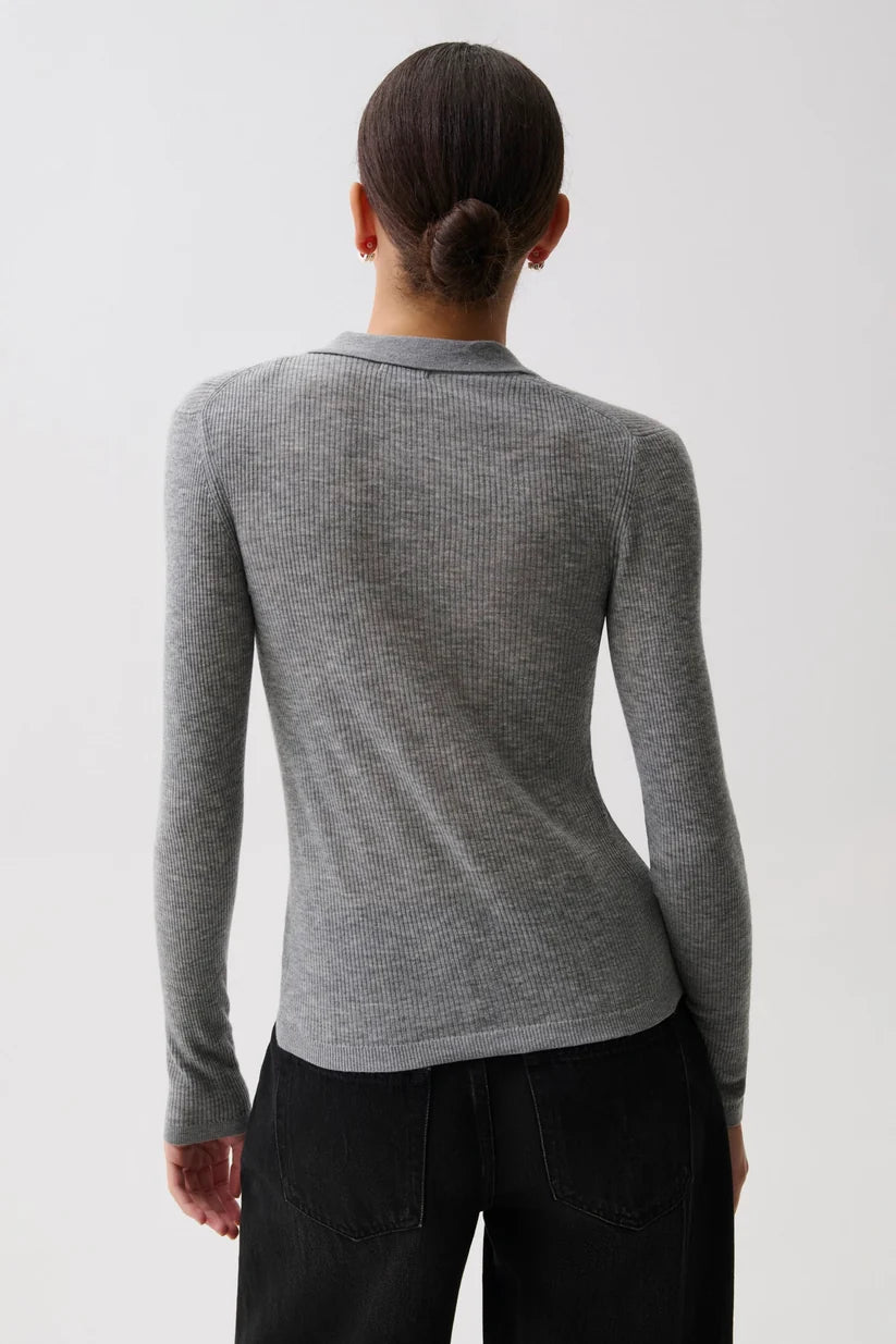 Pistola Korey Featherweight Cardigan — Heather Charcoal
