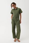 Pistola Cruz Short Sleeve Barrel Leg Jumpsuit — Colonel