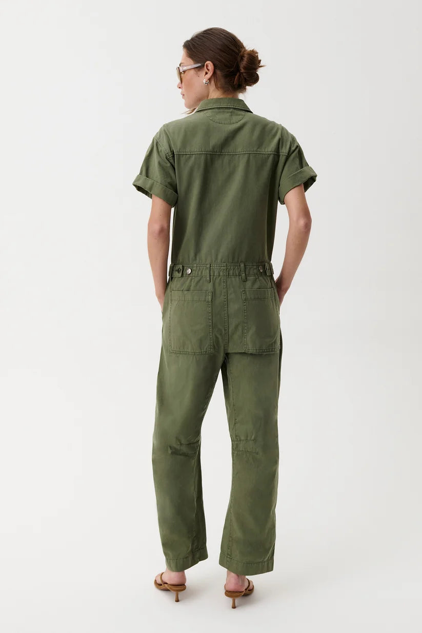 Pistola Cruz Short Sleeve Barrel Leg Jumpsuit — Colonel