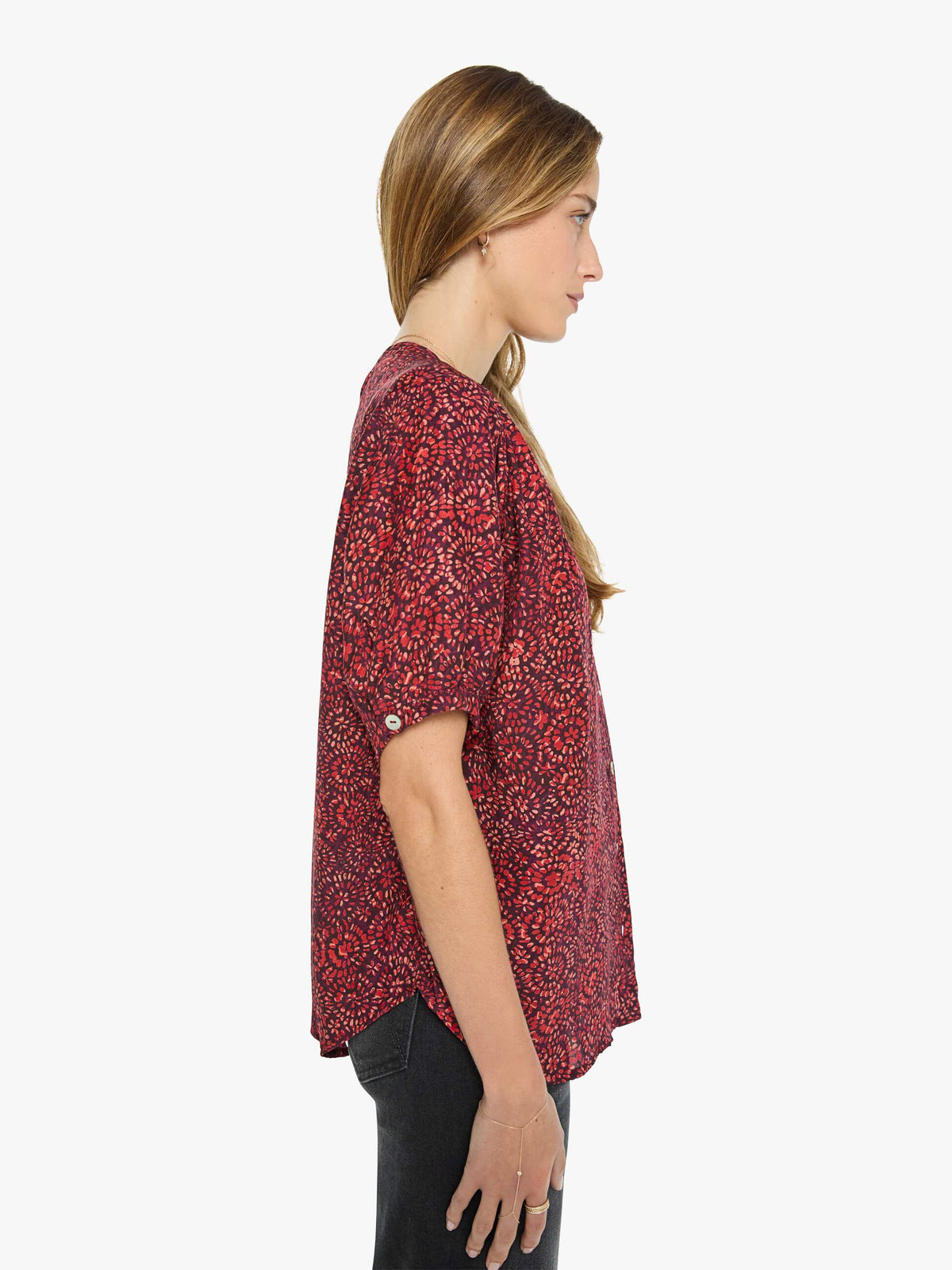 MOTHER x Natalie Martin Violet Top — Sunburst Poppy