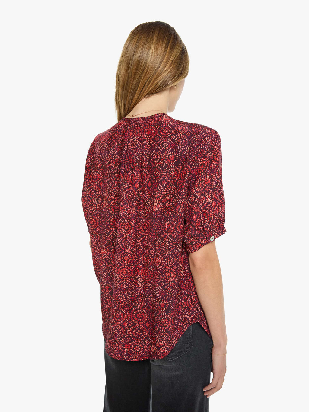 MOTHER x Natalie Martin Violet Top — Sunburst Poppy