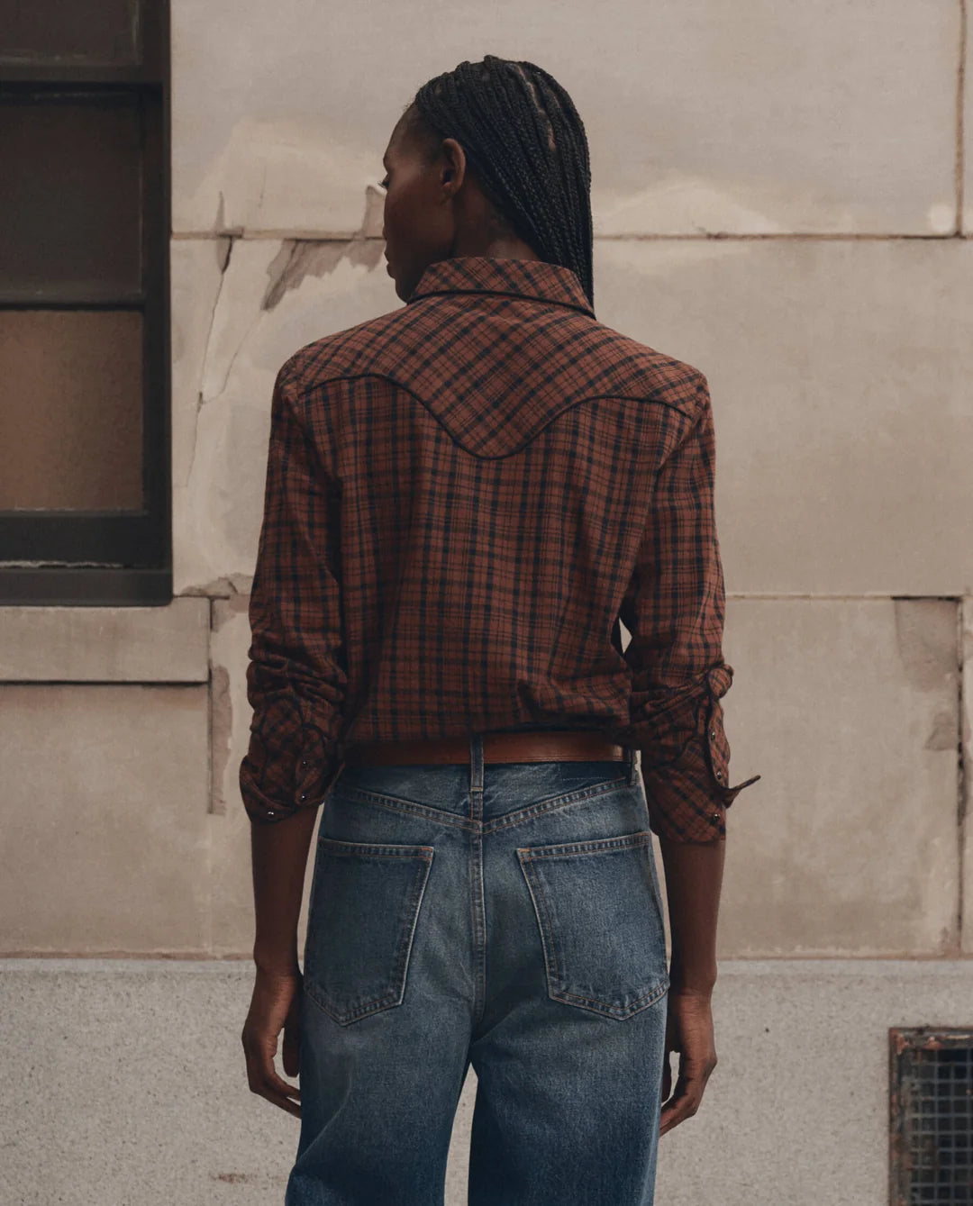 The GREAT. The Creek Shirt — Woodcrest Plaid