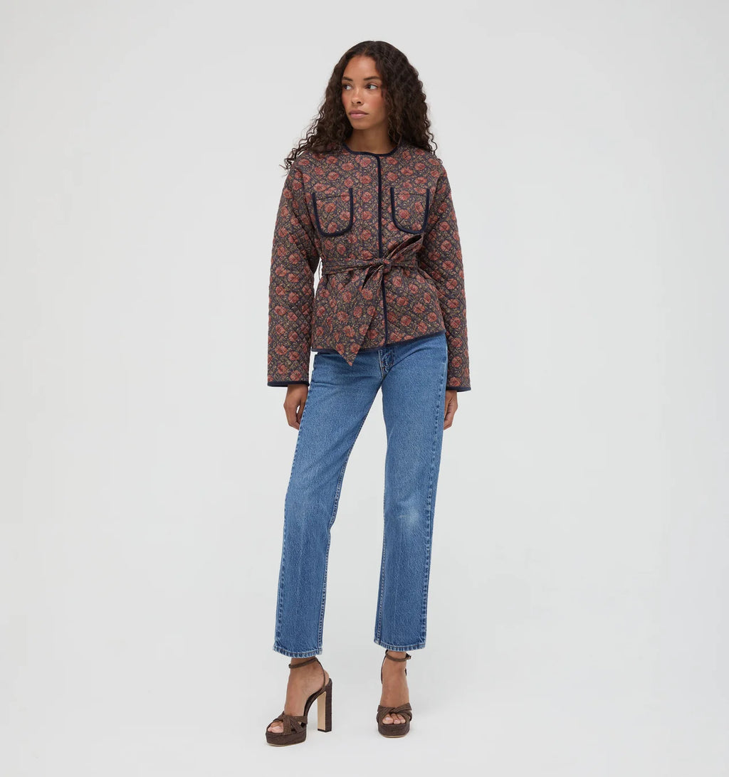 Hill House Home The Barrow Jacket — Chrysanthemum Chintz
