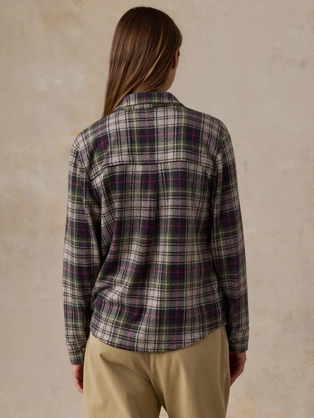 FAHERTY COLUMBIA LEGEND SWEATER CLASSIC SHIRT — SUGAR HILL PLAID