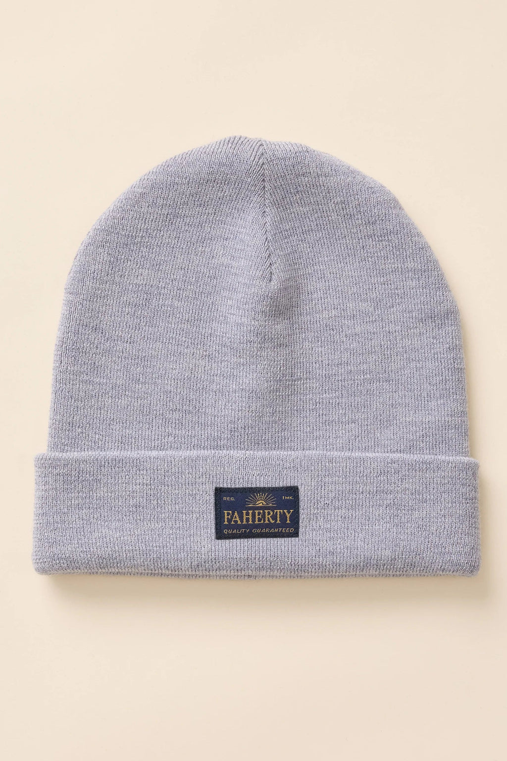 FAHERTY ESSENTIAL MERINO BEANIE — MEDIUM GREY