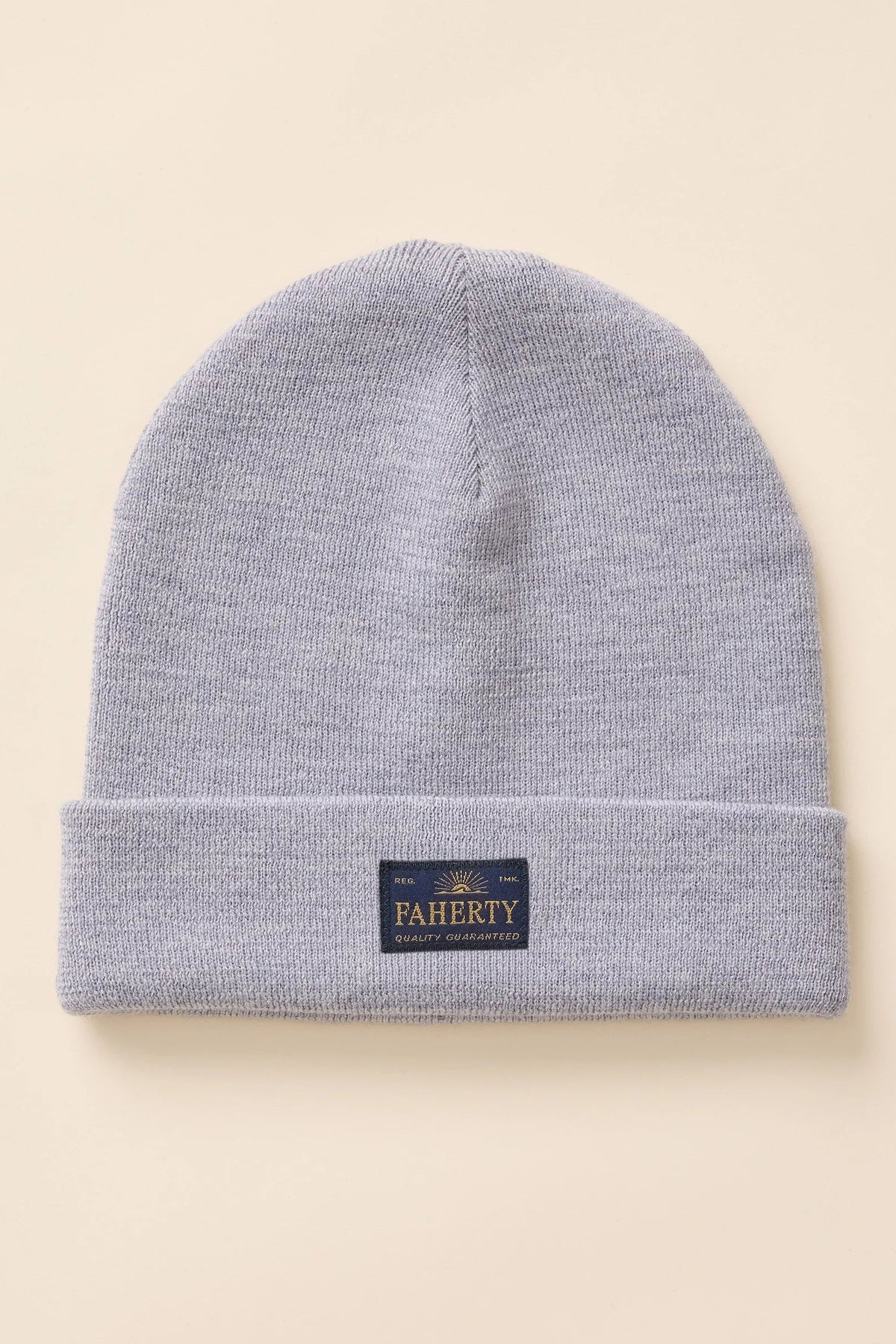 FAHERTY ESSENTIAL MERINO BEANIE — MEDIUM GREY