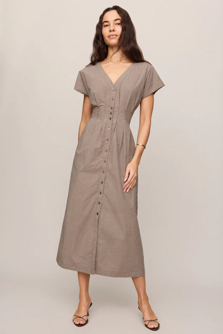 Z Supply Sanna Gingham Midi Dress