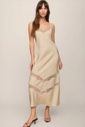 Z Supply Bruna Lace Inset Midi Dress