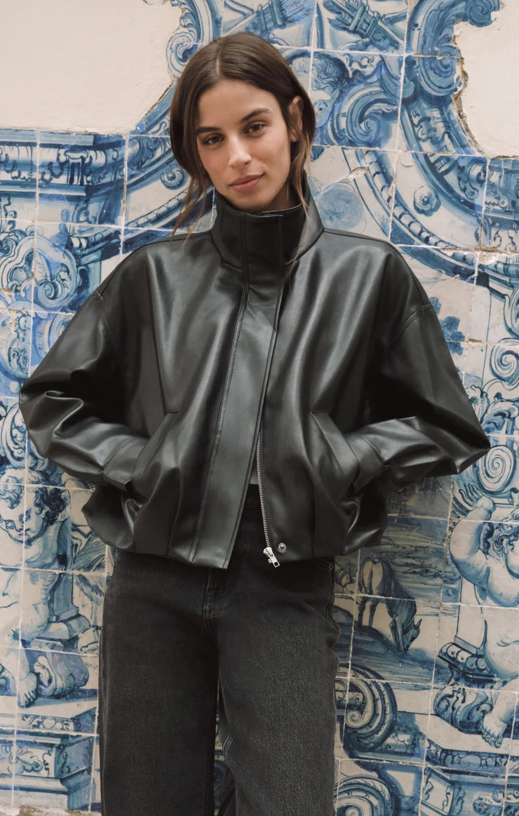 Z SUPPLY Corin Bubble Hem Jacket