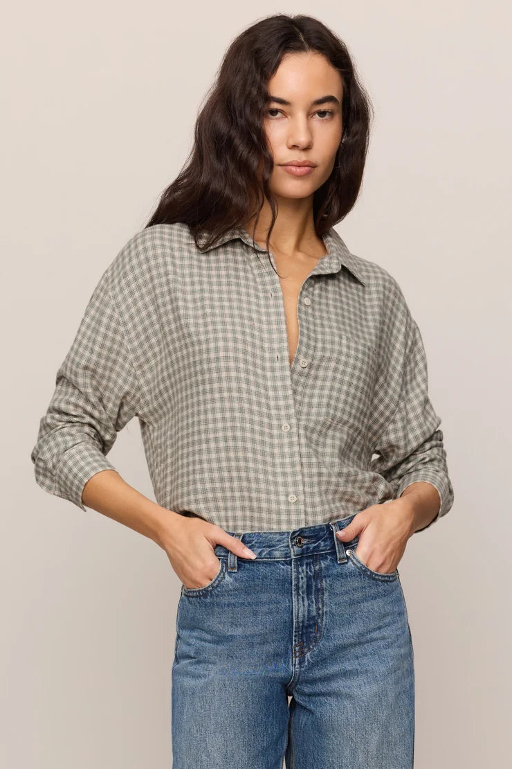 Z Supply River Plaid Button Up