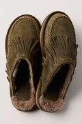 Free People Fallon Fringe Mules