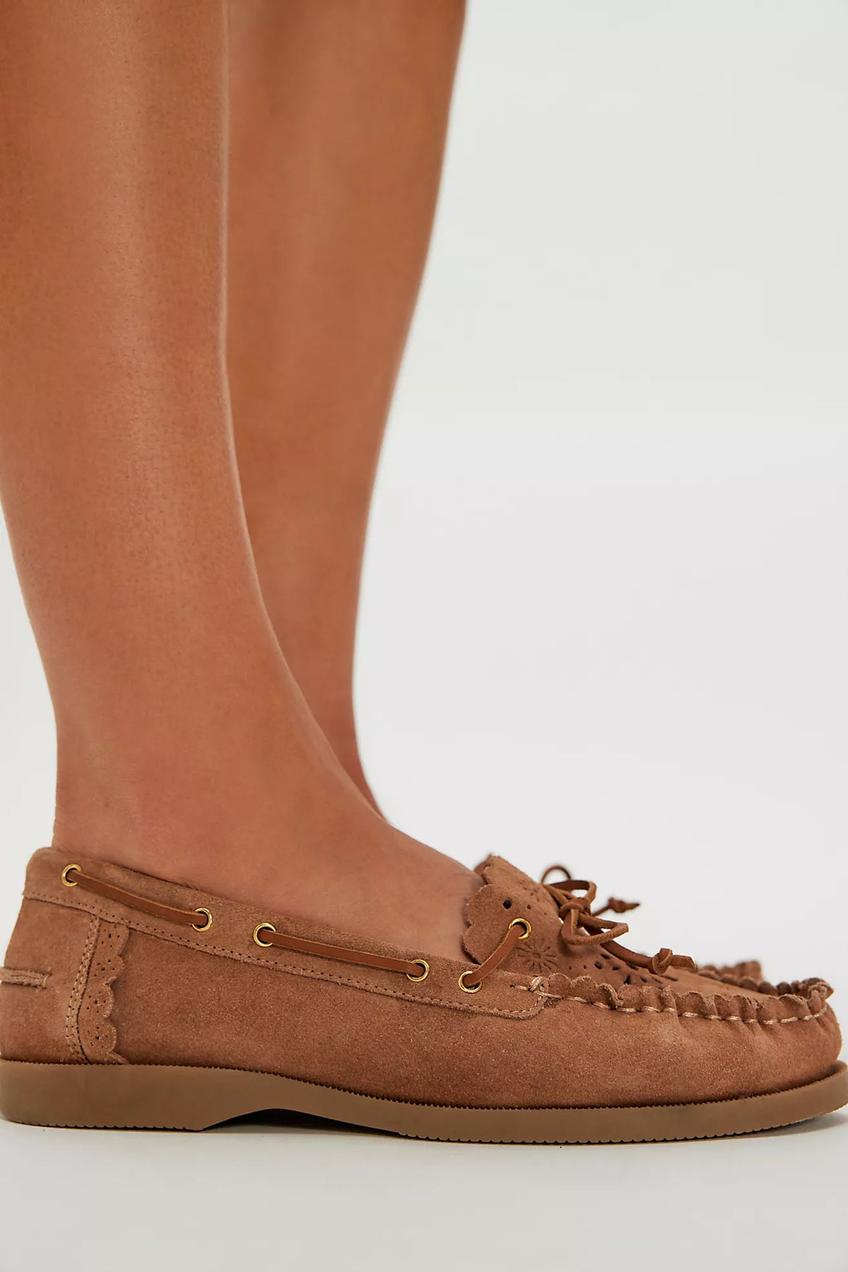 Free People Lagoon Cut-Out Boat Shoes