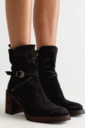 Free People Landry Platform Boots — Black