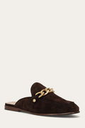FRYE FAITH CHAIN MULE — CHOCOLATE