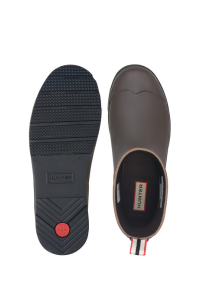 Hunter Play Short Rain Boot in Dark Brown