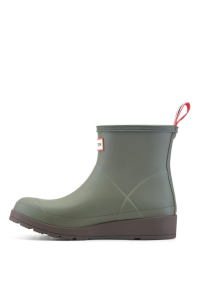 Hunter Play Short Rain Boot in Dark Green