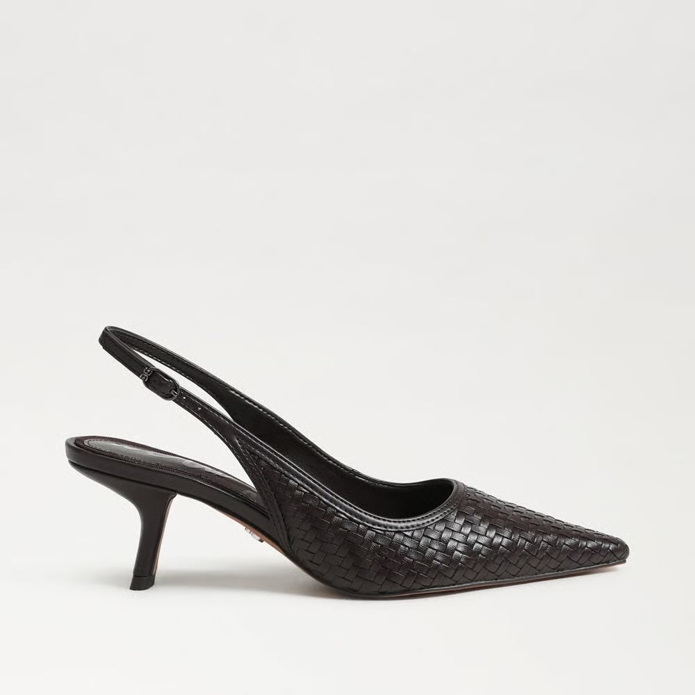 Sam Edelman Bianka Weave Slingback Pump – Cafe Noir