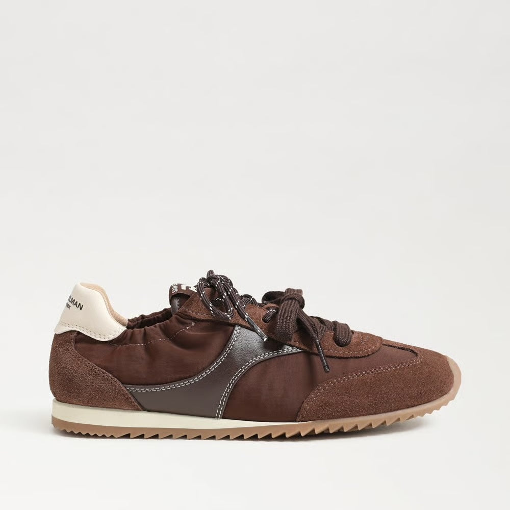 Sam Edelman Ivanna Lace-Up Sneaker – Java Brown